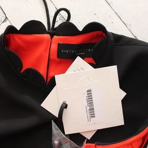 Victoria Beckham for Target Dresses - Victoria Beckham for Target Orange Scallop Dress Victoria Beckham for Target Dresses - Victoria Beckham for Target Orange Scallop Dress
